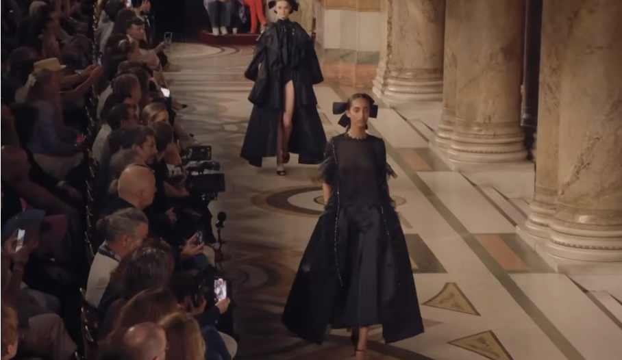 Runway at the Chanel Haute Couture Fall-Winter 2024-2025 show at the Palais Garnier in Paris