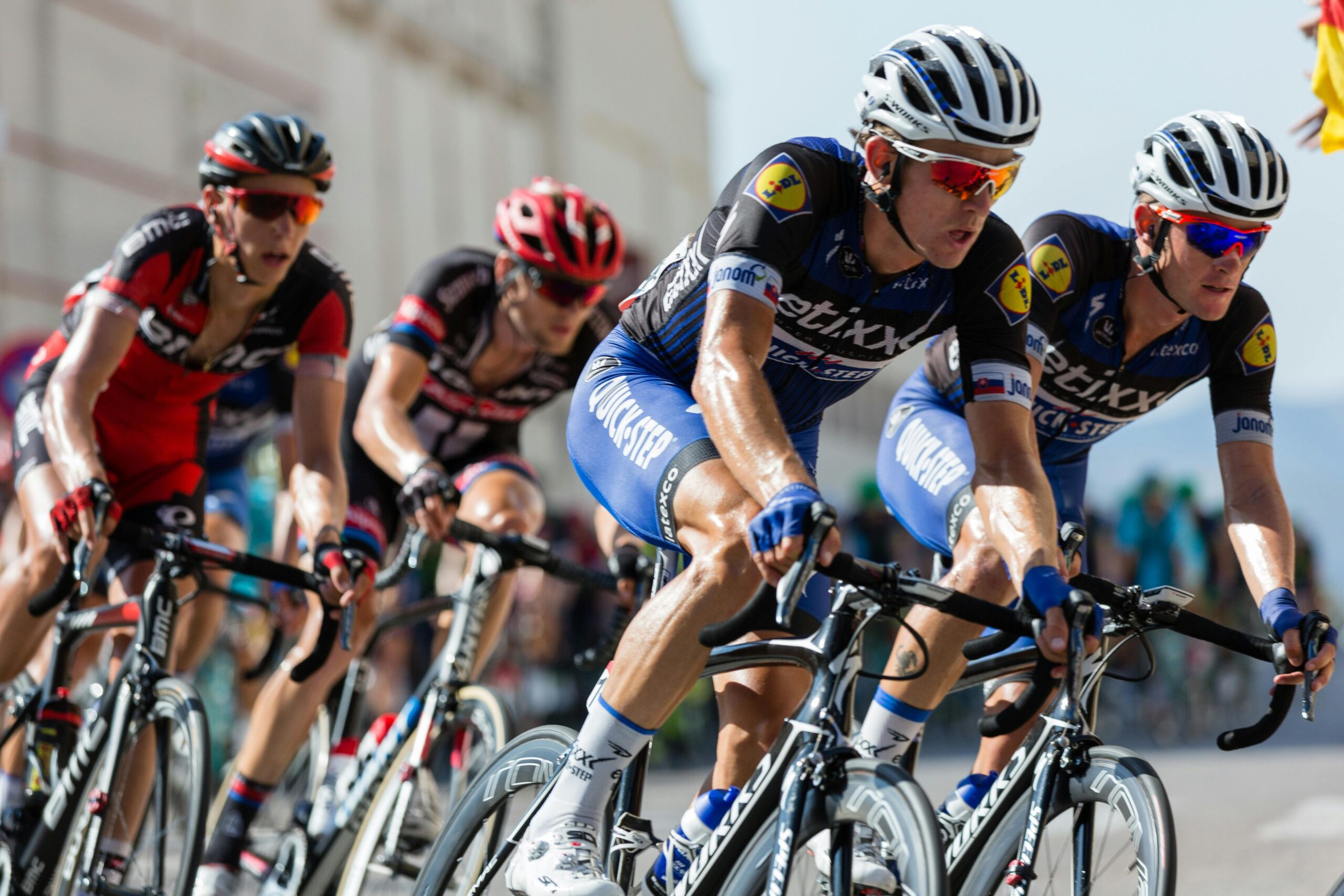 Riders on the Tour de France