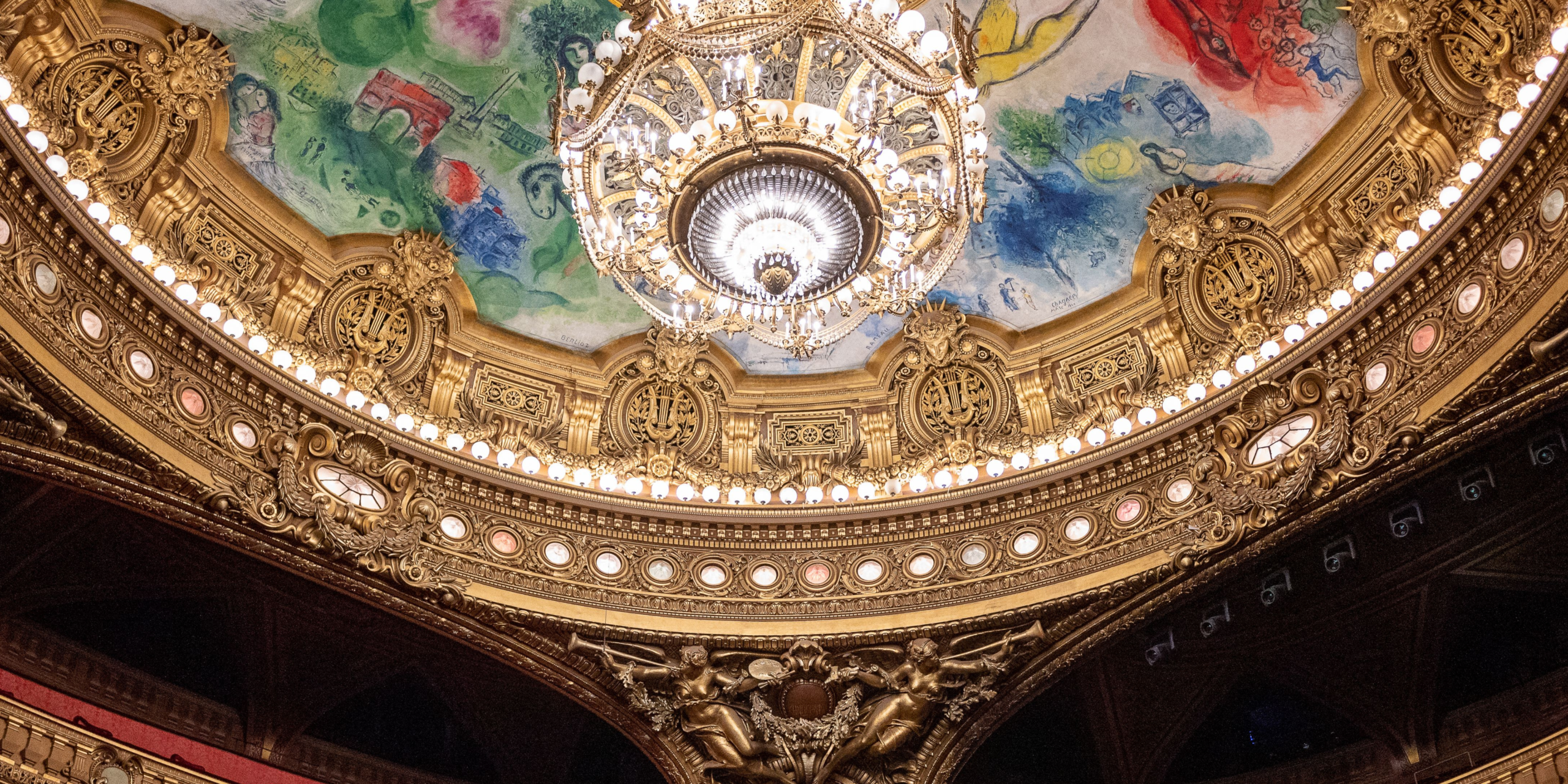 The Ceilling of the Op&eacute;ra Garnier (Palais Garnier) in Paris