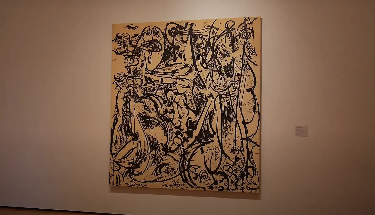 Echo: Number 25 (1951), a famous work by the American artist Jackson Pollock