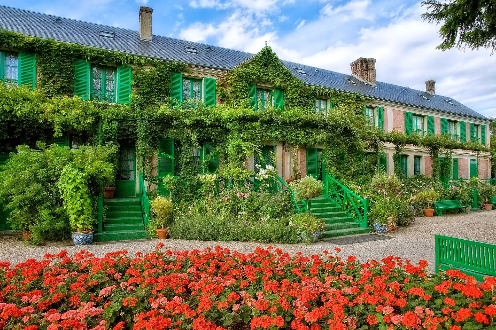 Claude Monet's house and garden, located in Giverny, in the Eure department in Normandy